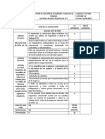 Lista de Chequeo de La Politica