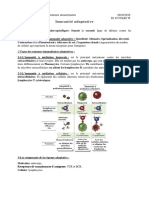 Cours Immunité Adaptative PDF