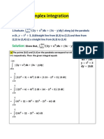 Complex Integration: Line Integrals