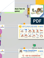 JEE Free Mock Test-01 (Physics) : Prep Smart. Stay Safe