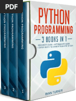 Python Programming - 3 Books in - Ryan Turner