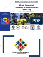 Most Essential Learning Competencies (Melcs) : Pecial Urricular Rograms