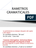 Parametros Gramaticales Lsa