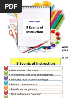 Facilitating Learning Conditions of Learning