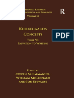 Kierkegaard S Concepts Tome VI Salvation To Writing