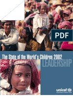 UNICEF: The State of The World's Children 2002