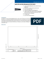 Gv-Poe1611: 16-Port Gigabit 802.3at Web Management Poe Switch