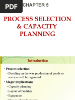 Process Selection & Capacity Planning