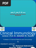 Clinical Immunology Lecture 2