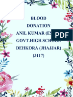 Blood Donation Anil Kumar (Eshm) Govt - High.School Dehkora (Jhajjar) (3117)