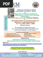 Institution of Engineers (India) : Invites You To The Technical Webinar