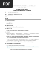 Informe Legal de Cierre