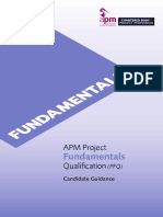 Apm Body of Knowledge 7th Edition PFQ Candidate Guidance