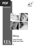 Nvivo: Using Pictures, Audio and Video