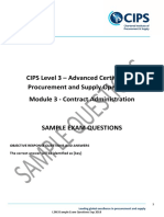 Sample Questions L3 Module 3