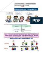 Unid 03 - Sesión 04 - Los Pronombres Personales