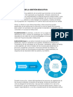 Procesos de La Gestión Educativa