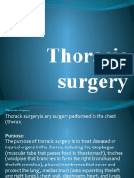 Thoracic Surgery