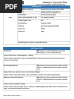 Iep Sample