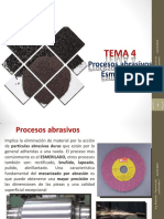 Tema 4 Procesos Abrasivos - Esmerilado PDF