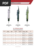 KYOWA Electric Screwdrivers PDF