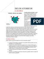 Los Modelos Atomicos Resumen