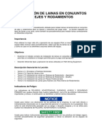 Instalación de Lainas en Conjuntos de Ejes y Rodamientos PDF