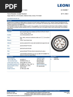 Instrumentation Cable EN 50288-7: Flame Retardant, Sunlight Resistant 90 °C / 500 V