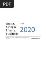 Arrays& Library Classes - Address Calculation