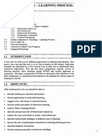 Unit 1 Teaching-L E A Process: A Revisit: Structure