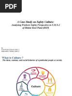 A Case Study On Safety Culture:: Analysing Workers Safety Perspective in S.M.S-2 of Bhilai Steel Plant (BSP)