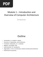 Module 1 - Introduction and Overview of Computer Architecture