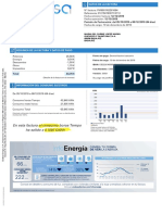 En Esta Factura El Consumo Horas Tempo Ha Salido A: Periodo de Facturación: Del 05/10/2019 A 08/12/2019 (64 Días)