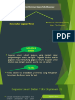 Fakta Dan Gagasan Umum Eksplanasi