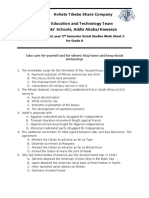 Ethio-Parents Social Studies Model Exam 2