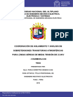 Tesis Aislamiento y Sobretensiones PDF