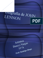 Biografia de John Lennon Daneyi Vargas