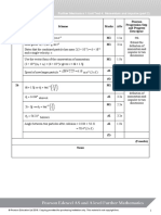 Further Mechanics 1 Unit Test 4 Momentum and Impulse (Part 2) Mark Scheme