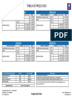 TABELA PREÇO MAQUINAS 2019 Atualizado em 25 - 06 - 2019