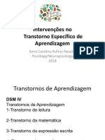 Transtornos Aprendizagem Verbal Intervenção PDF