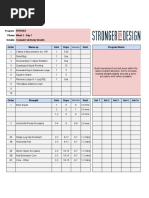 Rebuild Phase: Week 3 - Day 1 Details: 3x/week Full Body Strenth