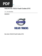 VOLVO FH TECU Fault Codes DTC-4