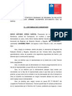 Contestación Demanda Relación Directa y Regular