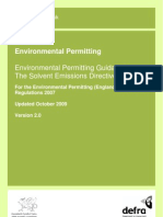 Environmental Permitting Guidance The Solvent Emissions Directive