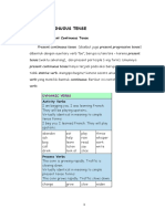 Simple Continuous Tense