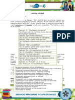 Learning Activity 4 Evidence: Calling 911: Criterios de Evaluación