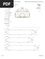 5/8 Cone D108 4V R3.618 Beams 50x50 (Modifie... : Geodesic Dome Calculator