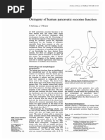 Ontogeny of Human Pancreatic Exocrine Function: Regular Review