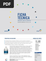 Ficha Técnica: Sanitizante Clínico de Superficies