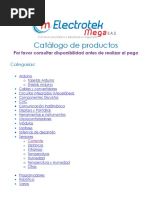 Catalogo ElectrotekMega-sas